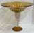 Beautiful large Murano gold flecked Tazza. Approximately 16.25 inches in diameter and 13.75 inches tall. In good condition...