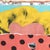 2020s Marilyn With a Bun - Original Pop Art Marilyn Monroe Acrylic Painting Food Art on Newspaper by Gary John For Sale - Image 5 of 6
