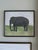 2020s Contemporary 'Gentle Elephant' Original Naïve Style Animal Oil Painting by British Artist Matt Rix, Framed For Sale - Image 5 of 13