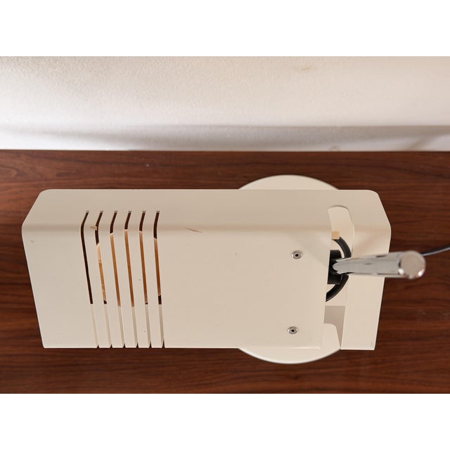 1970s Space Age Desk Lamp in White, 1970s For Sale - Image 5 of 7