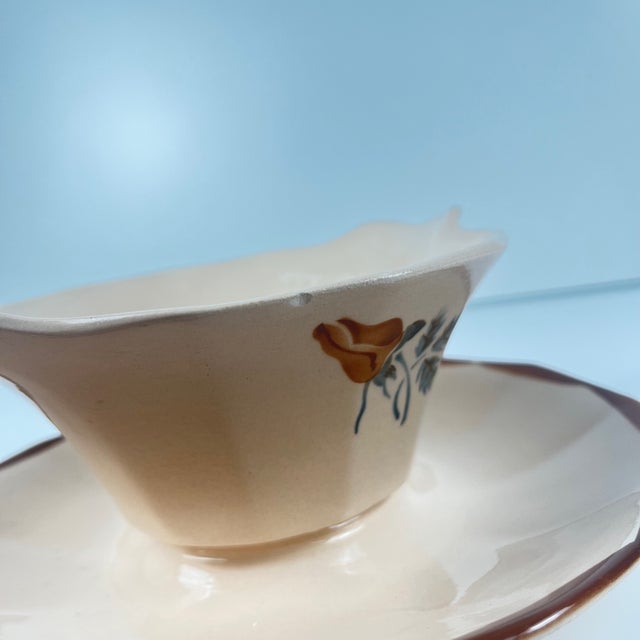 Sauce Boat from Sarreguemines, 1920s For Sale - Image 9 of 11