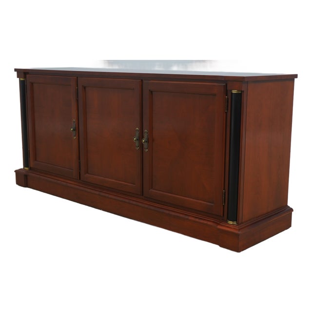 Ethan Allen French Empire Cherry Sideboard For Sale