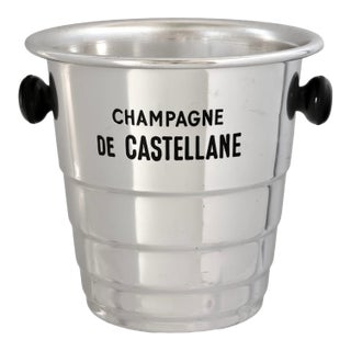 Vintage French "Champagne De Castellane" Champagne Bucket For Sale