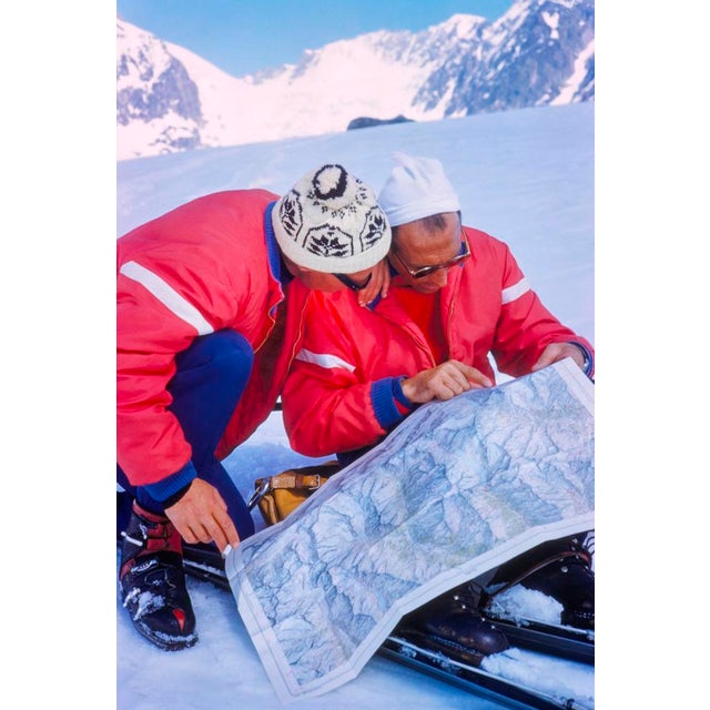 Map Readers by Toni Frissell Two friends stop to plan their journey through the infamous Haute Route, Zermatt, Switzerland...