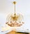 Vintage Gold Rain Chandelier with Handmade Murano Glass Pink Flowers, Italy, 1960 For Sale - Image 12 of 16