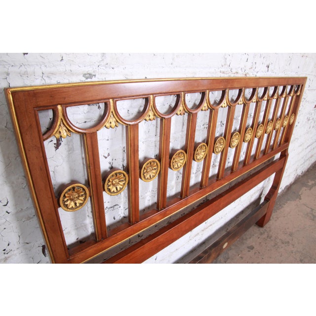 Baker Furniture Hollywood Regency Queen Size Headboard, 1960s Chairish