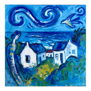 Seaside Spirits - Modern Oil Painting Seascape
