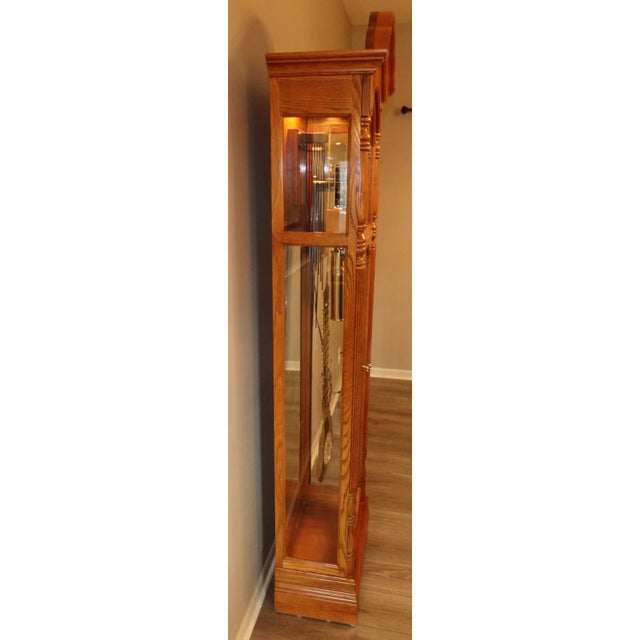 Howard Miller Howard Miller “Richmond” Grandfather Clock — Model 610-796 Kieninger Movement | Triple Chime For Sale - Image 4 of 18