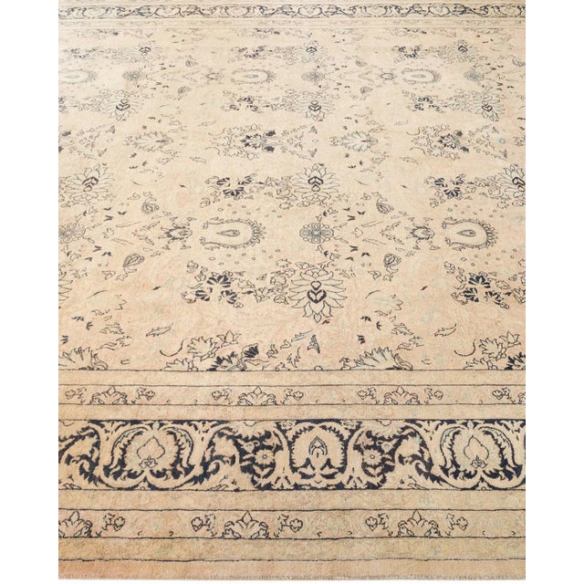 Mogul Collection Hand-Knotted Area Rug - Beige 8' 1" x 10' 1" For Sale - Image 4 of 9