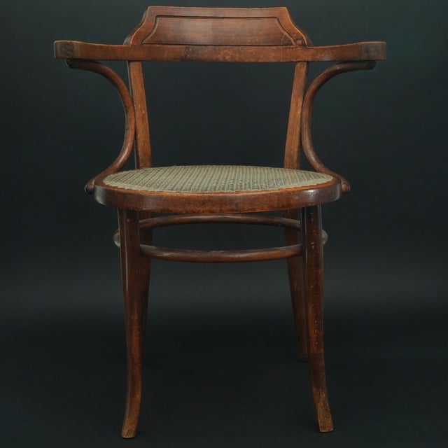 Model No. 233 Chair in Viennese Nylon Weave by Michael Thonet for Thonet, 1890s For Sale - Image 11 of 11