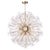 Metal Regina Andrew Poppy Glass Chandelier Large in Clear For Sale - Image 7 of 7