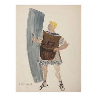 Alkis Matheos, Euthycles, 20th Century, Painting For Sale