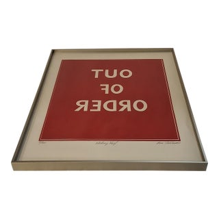 1970s "Working Proof" by Jean Sariano Framed Print For Sale