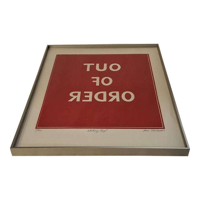 1970s "Working Proof" by Jean Sariano Framed Print For Sale