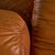 Brown Leather Sofa and Lounge Chairs, 1970s, Set of 3 For Sale - Image 16 of 18