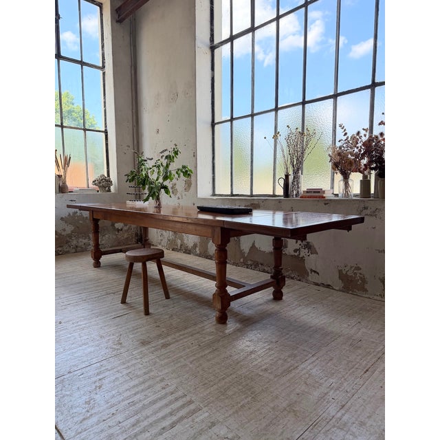 Brown Drapers Walnut Dining Table, 1900 For Sale - Image 8 of 18