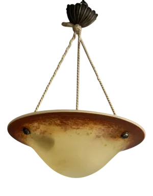 French Art Deco Hanging Ceiling Lamp