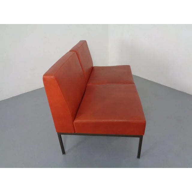 Metal Minimalist 2-Seater Bench, Germany, 1960s For Sale - Image 7 of 12