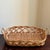 Offering a beautiful mid-20th century Mediterranean-style basket tray. Love the intricate openwork design and sturdy...