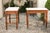 French Pair of French 1870s Neoclassical Style Wooden Console Tables with Marble Tops For Sale - Image 3 of 12
