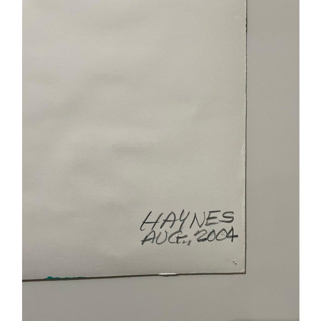 2000 - 2009 Irving B Haynes, Abstract Expressionist Color Block Painting Mod Architect Irving Haynes Risd For Sale - Image 5 of 7