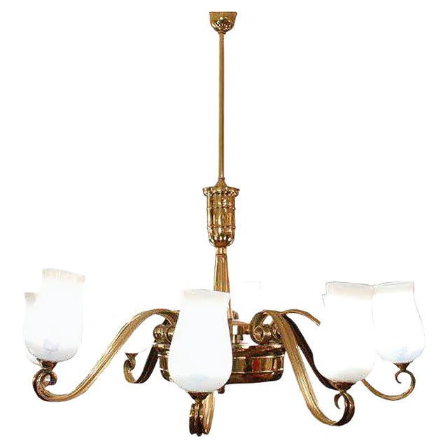 Milanese Ceiling Lamp, 1950s For Sale