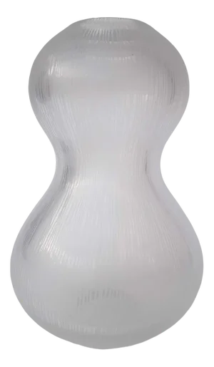 Glass Vase by Bengt Orup for Johansfors Sweden, 1960s