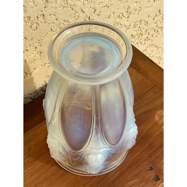 Glass Vase with Thistles by Verlys For Sale - Image 7 of 14