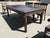 Anglo-Indian Raj Table and Chairs with Metal Decor, 1920s, Set of 11 For Sale - Image 3 of 11
