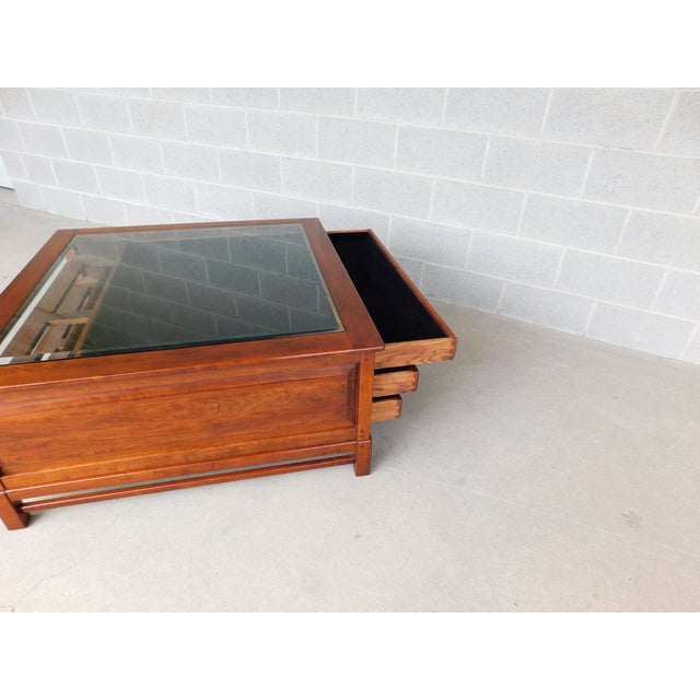 Lexington Furniture Lexington Bob Timberlake Showcase Cherry Cocktail Coffee Table 40" X 40" For Sale - Image 4 of 18