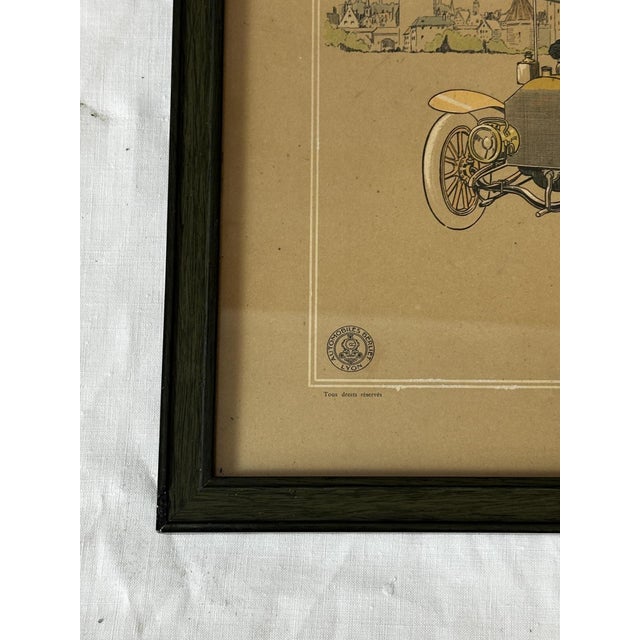 Rare original advertising illustration from a Berliet catalogue printed by the prestigious Draeger Printing House in 1907....