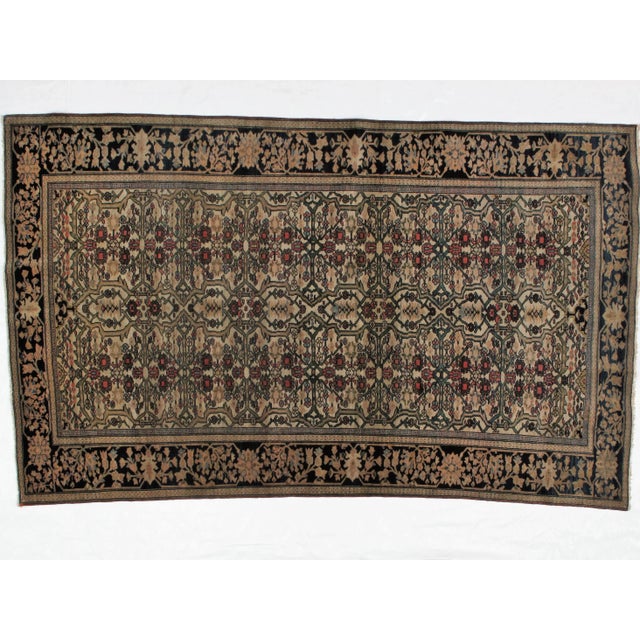 Early 20th Century Antique Persian Ferahan Rug - 4′ × 6′8″ For Sale In New York - Image 6 of 6