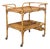 Vintage Italian Bamboo Bar Cart, 1970s For Sale