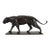1920s German Christian Aeckerlin Bronze Striding Lioness Sculpture, Chocolate Patina For Sale