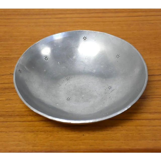 Metal Palmer Smith Vintage Aluminum Bowl For Sale - Image 7 of 7