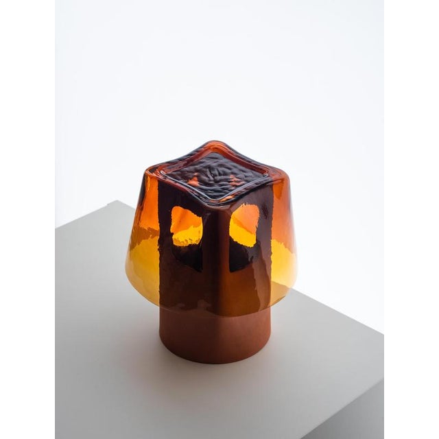 Mesia Ceramic Table Lamp by Luis Gimeno For Sale - Image 13 of 16