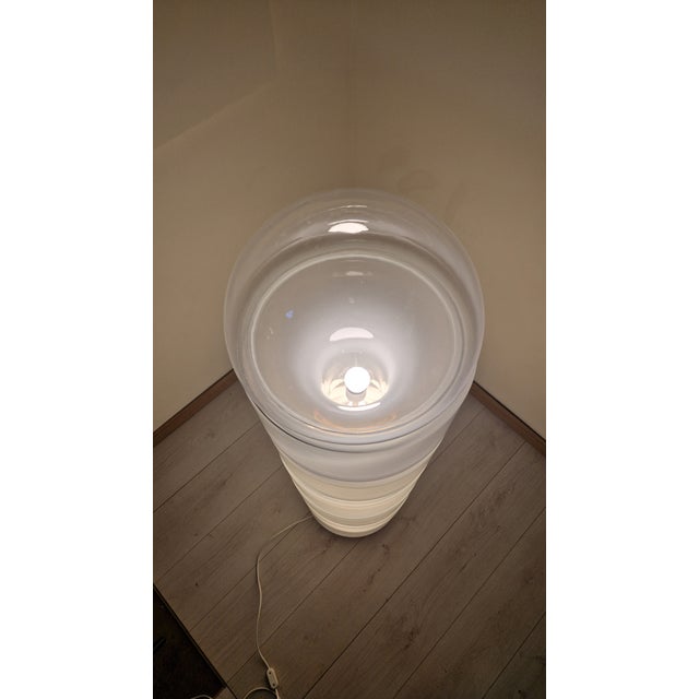 LT316 Sfumata Totem Floor Lamp in Sfumate Murano Glass, Brass and Metal by Carlo Nason for AV Mazzega, 1980s For Sale - Image 11 of 17