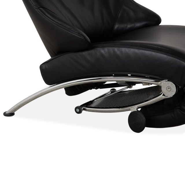 Black Solo 699 Leather Chair from WK Wohnen For Sale - Image 8 of 16