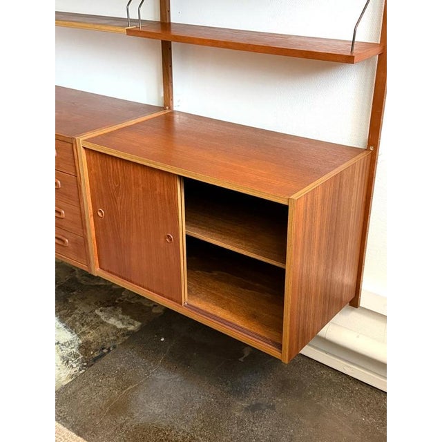 PS System Wall Unit in Teak, 1960s For Sale - Image 3 of 10