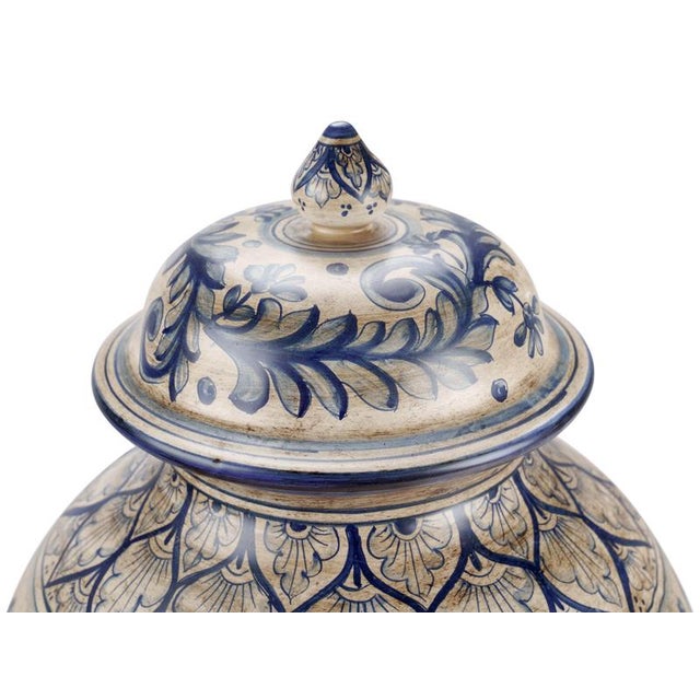 Blue Peacock Heritage Vase by deBlona For Sale - Image 14 of 16