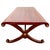 Late 20th Century Neoclassical Flame Mahogany & Satinwood Inlaid Curule Coffee Table For Sale - Image 13 of 18
