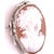2010s 14 Karat White Gold Cameo Pendant or Brooch For Sale - Image 5 of 7