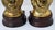 Gold Vtg. Pair of Brass Lion Head Traditional Style Bookends W/Wood Base For Sale - Image 8 of 12