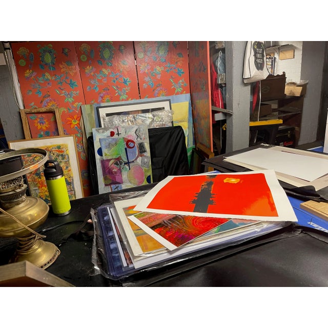 Photo Silkscreen 1 of 10 2 ap. signed 25 x 25, signed and numbered on bottom right, Reminiscent of vintage surfing...