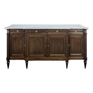 Louis XVI Style Sideboard in Mahogany For Sale