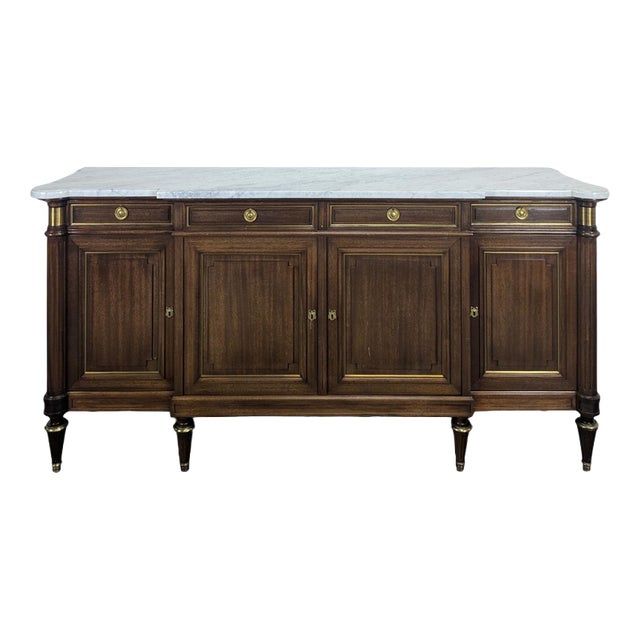 Louis XVI Style Sideboard in Mahogany For Sale