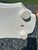 White White Earthenware Italian Cachepots With Lions Heads -a Pair For Sale - Image 8 of 11