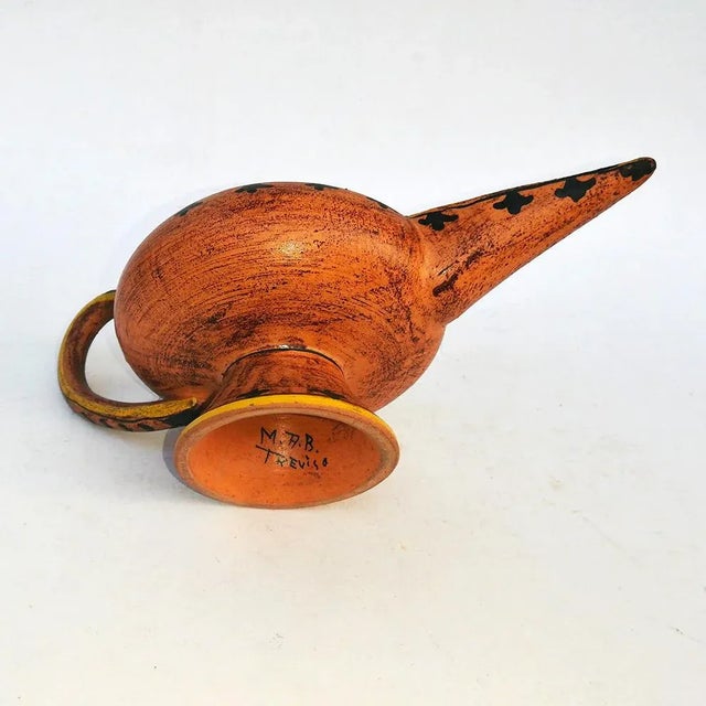 Vintage Ceramic Candle Holder from MAB Treviso, 1950s For Sale - Image 4 of 5