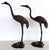Maroon Large Burnished Brass Heron Sculptures, Italy, 1970, Set of 2 For Sale - Image 8 of 18