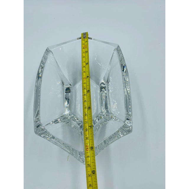 Glass Baccarat "Ginko" Bowl in Original Box For Sale - Image 7 of 13
